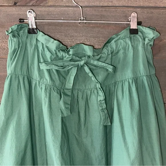 FREE PEOPLE Boho Green Maxi Skirt - Picture 3 of 9